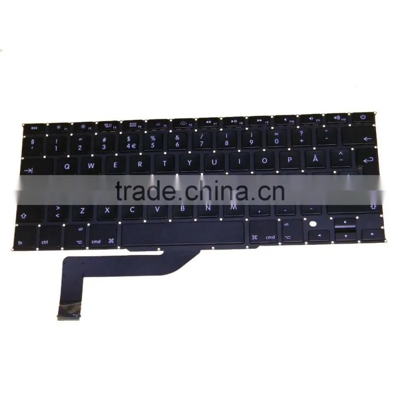 Norwegian Design Laptop Replacement Keyboard For Apple Macbook Air 15" A1398 2012