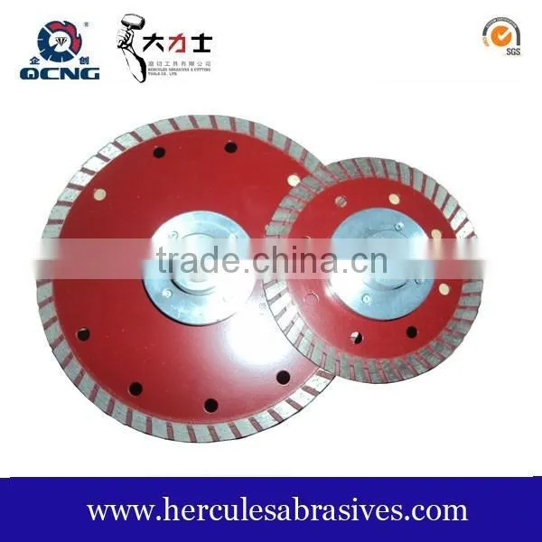 Good quality Continuous rim Electroplated cutting diamond blade with Straight protections
