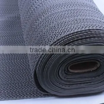 100% pure PVC waterproof s holes style anti slip mat