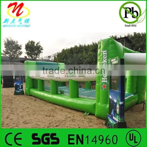 Giant inflatable soccer field inflatable football playground for fun