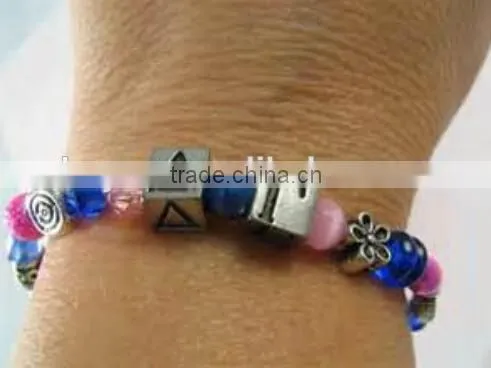 Delta Gamma letter Fits All Beaded Charm Bracelets