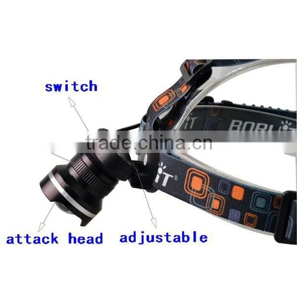 XML-T6 UV Light And White Light Dual Headlamp 5W Dual Light Source Headlamp