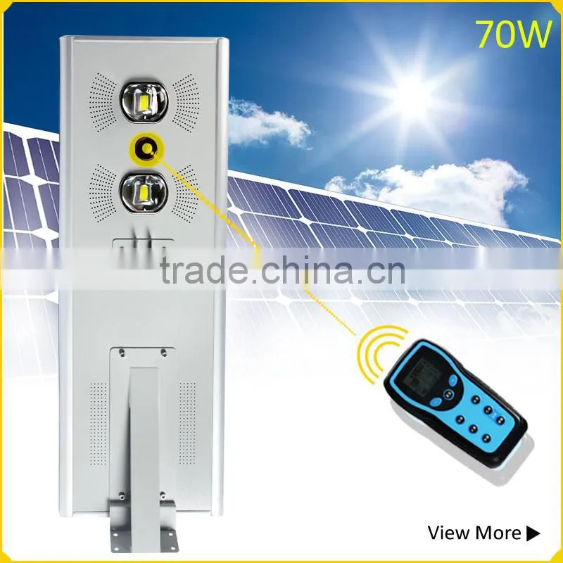 with solar panel 25 years lifetime solar integrated street lights