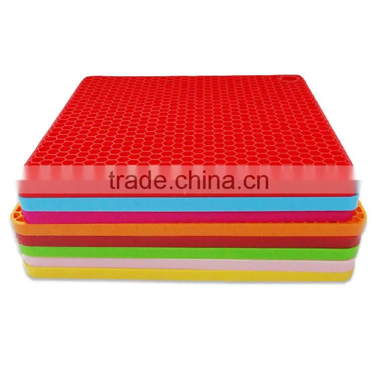 2015 Honeycomb shaped Silicone mat/pot pad