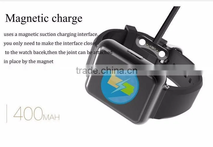 2016 New Android Smart Watch with 3G Sim Card Support 1GB 8GB Memory Wifi GPS Built-in