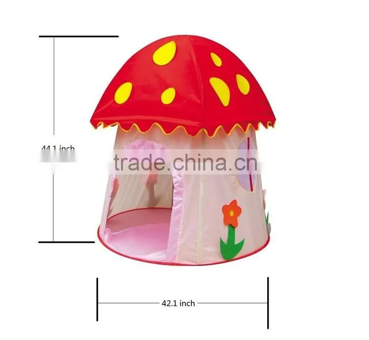 Beautiful Mushroom Children Toy Play Tent Playhouse Kids Princess Castle Game Play Mushroom Tent