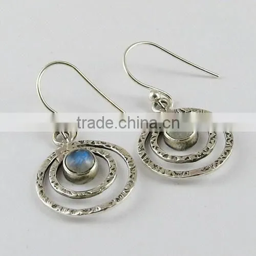 Floret !! Red Garnet 925 Sterling Silver Earring, Gemstone Silver Jewelry, Handmade Silver Jewelry