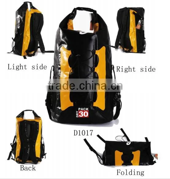 (160407) Custom logo camping back pack outdoor fashion water dry bag