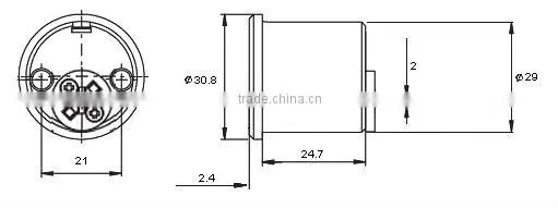 Night Rim Latch Lock Cylinder