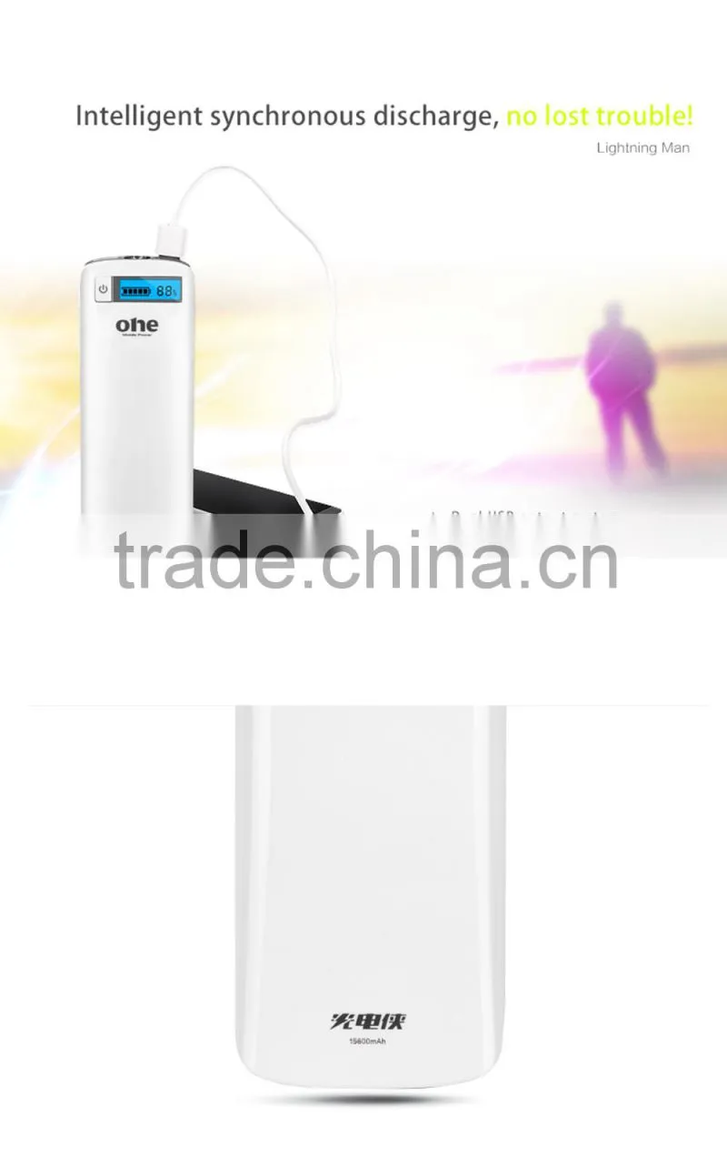 Universal 15600mah Backup External Battery Usb Power Bank Charger for Cell Phone 4s 5s