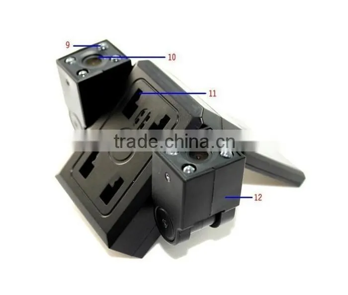 car dvr Night Vision Two Camera Rear View Camera H3000