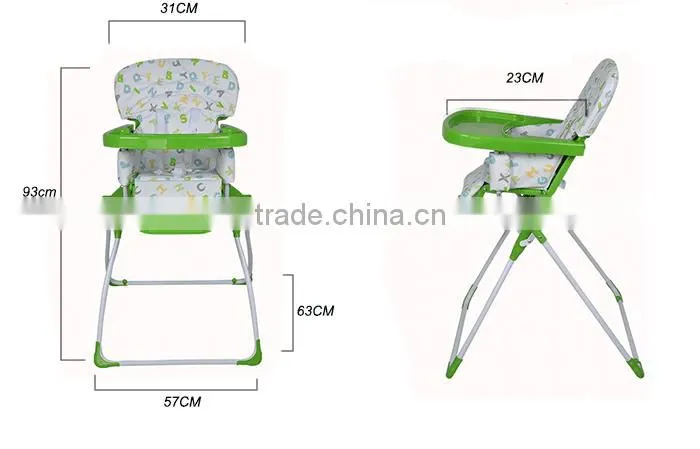 China Manufacturer EN14988 Approved Colourful Circle Pattern High Chair Tray