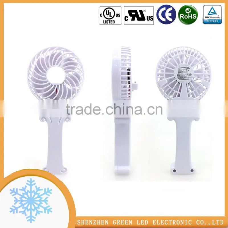 Funny style Easy Carry Pocket Mini Powerful 3 hight speed fan for Family Travelling