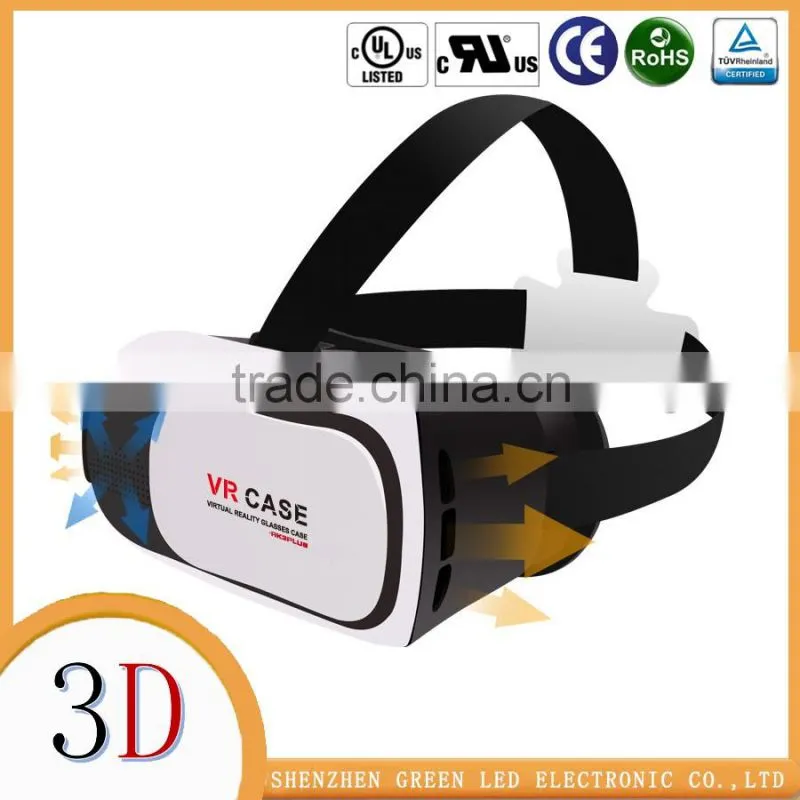 High quality vr box 2 vr box 3d 2nd generation 3d vr box