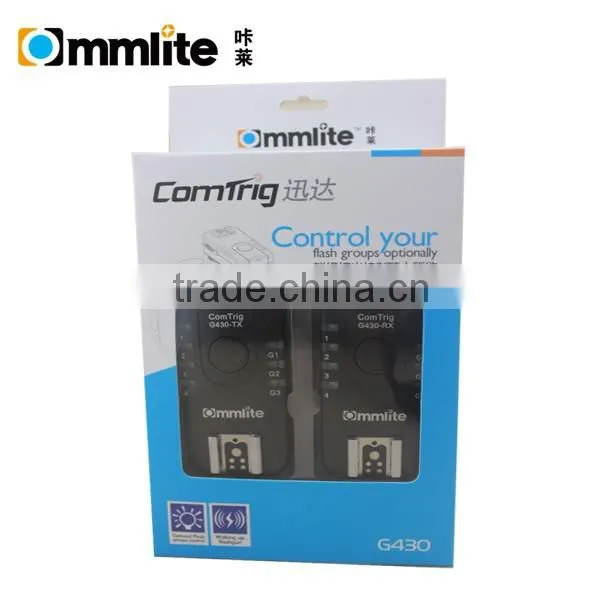 Commlite Photography Accessory ComTrig G430 multi-functional Grouping flash trigger for Canon for Olympus