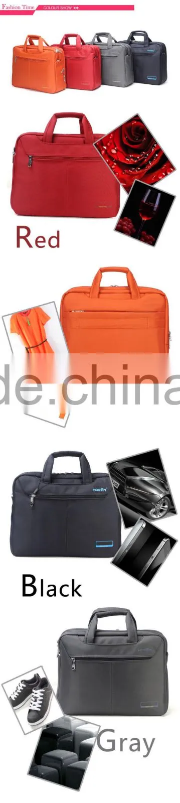14 inch unisex colorful laptop trolley bag, briefcase bag