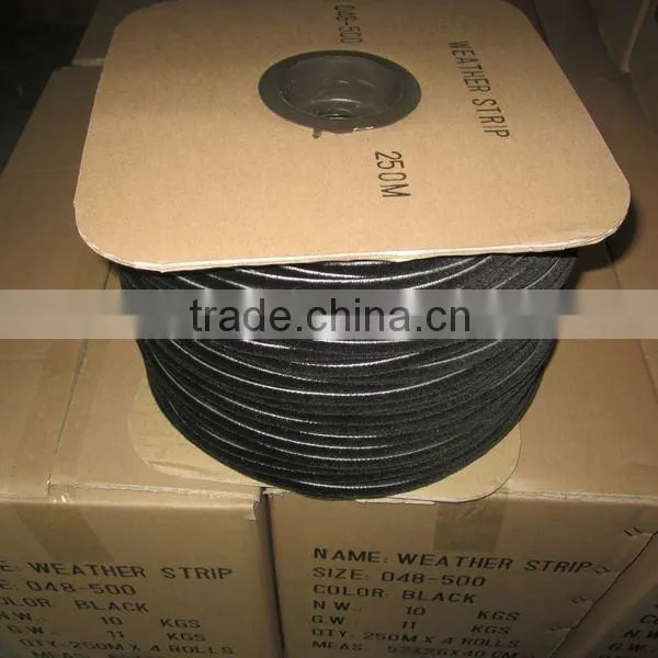 pvc window weather stripping/wool pile