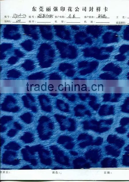 heat transfer leopard pattern printing film for bag