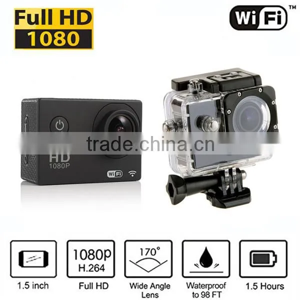 full hd 1080p mini wifi sport action camera wifi video camera for helmet bicycle