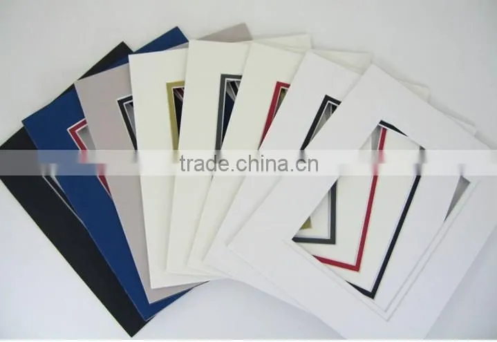 High Quality Double Mat Board for Frames, Picture Frame Mount, Decoration Paper Frame MAT