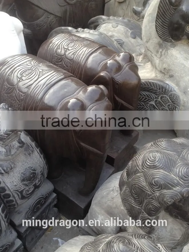 Antique garden decoration animal statue stone elephant
