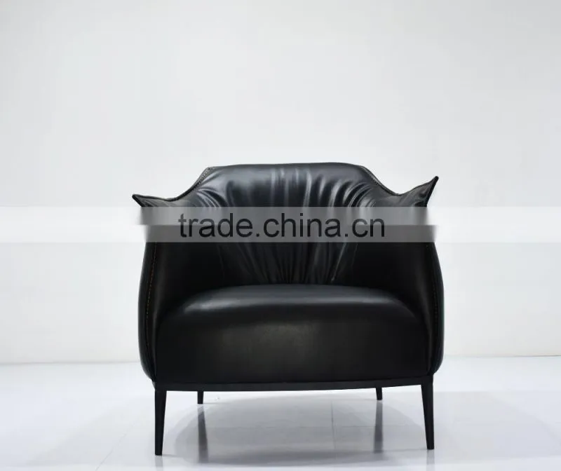 New Modern hot selling price cheap latest italian leather sofa design with kd iron legs