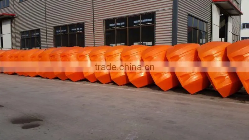 Seawater dredger used Polyurethane foam filled plastic floating buoy