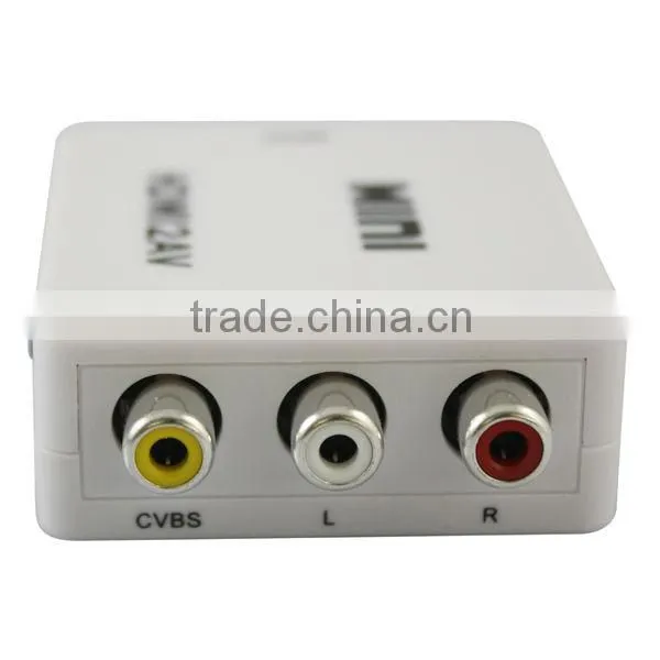 Mini HDMI2AV to AV Composite RCA CVBS Video Audio Converter