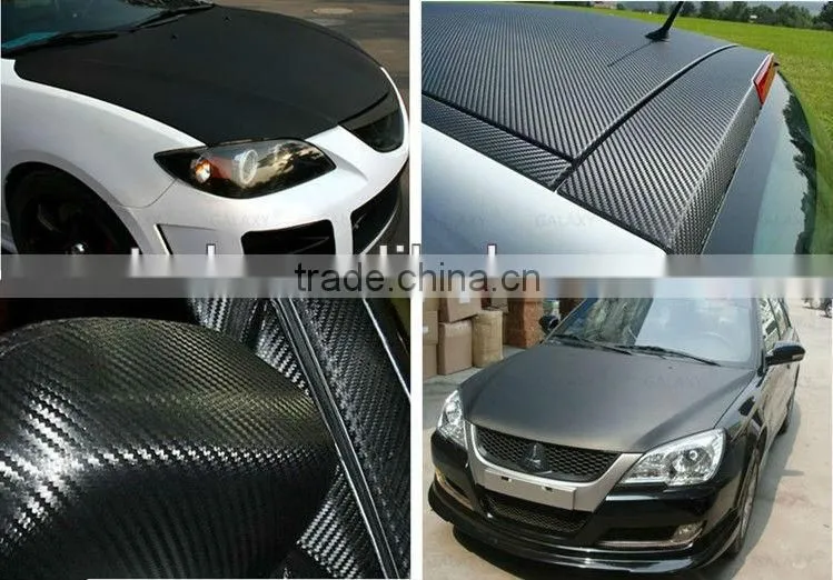 carbon fiber car cover vinyl film, car wrapping film