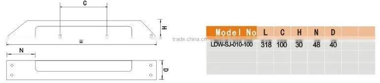 High quality Plastic cabinet handle