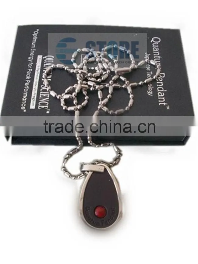 Waterdrop Design Volcano Lava Energy Stone Pendant Bio Quantum Energy Pendants Charms