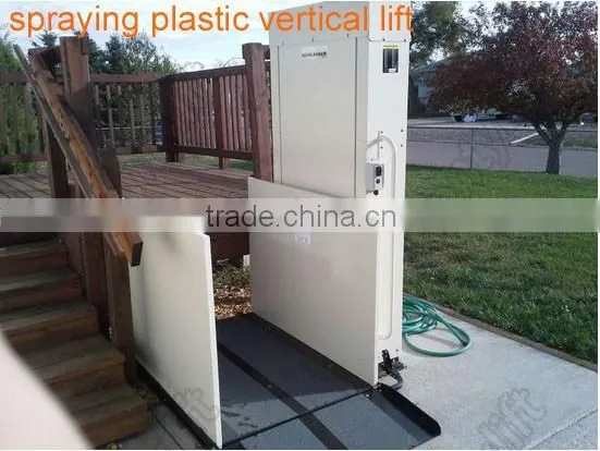 Outdoor electric wheelchair lift small elevator for homes with no rust ce price