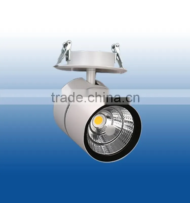 KWT 5 years warranty 30w/35w/45w/56w 100lm/w commercial cob led track light Ra>80/90/97