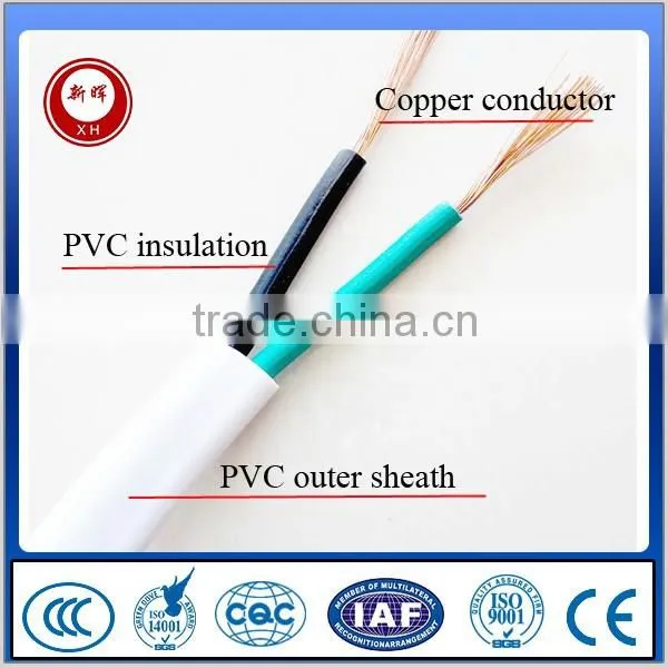 Flat electric wire and cable