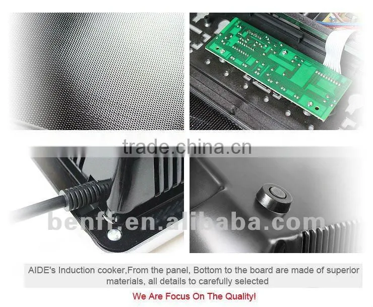 cheaper! timer, power setting button control plastic housing two plate induction cooker