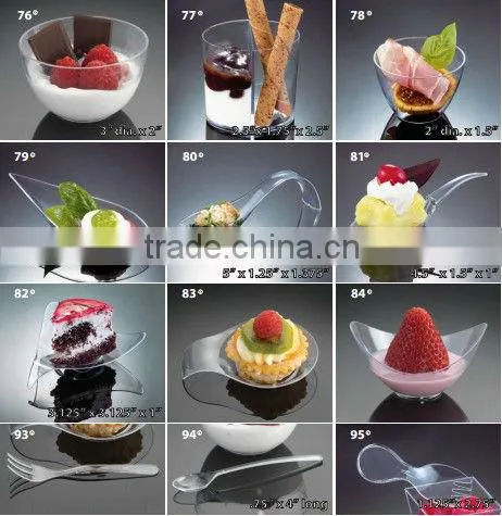 2015 hot sales transparent ice cream cup