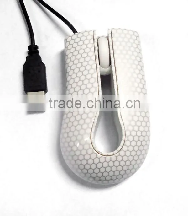 Wholesale custom cute crystal optical wired usb computer mouse