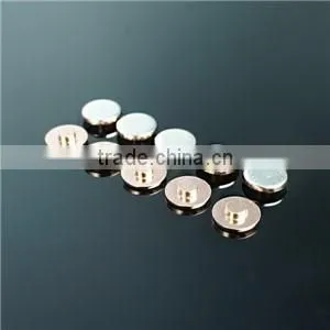 button-type contacts AgCdO/Cu used in electrical appliances