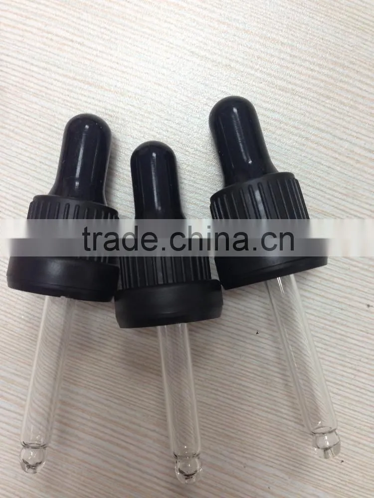 black Plastic Child Proof Dropper with Security