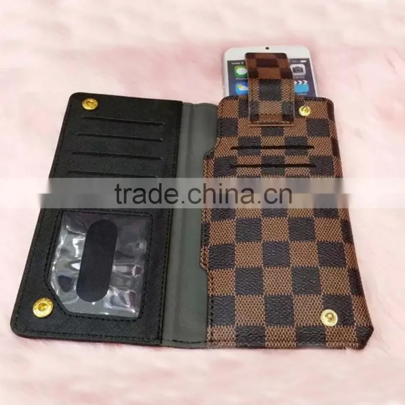Universal Leather Case,Wallet Leather Case For KAZAM TROOPER PHONE
