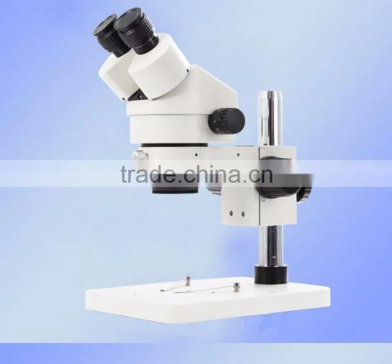Stereo microscope, continuous zoom stereo microscope