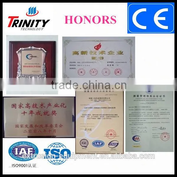 China made trinity-brand downstream equipment for extrusion line