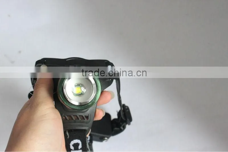 powerful lumens rechargeable aluminum led headlamp headlight