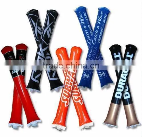 Inflatable Clappers Inflatble Cheering Sticks Round end Thunder Sticks