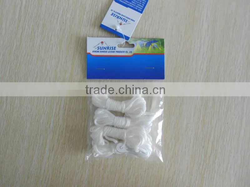 56739# 3mmx3m tent white nylon rope