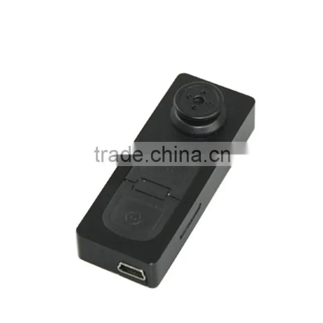 Mini Black Hidden Button Camera with Audio JVE 3302A