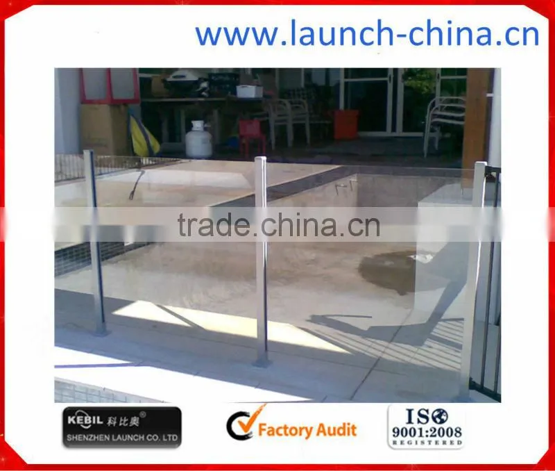 12mm clear tempered glass for swimming pool