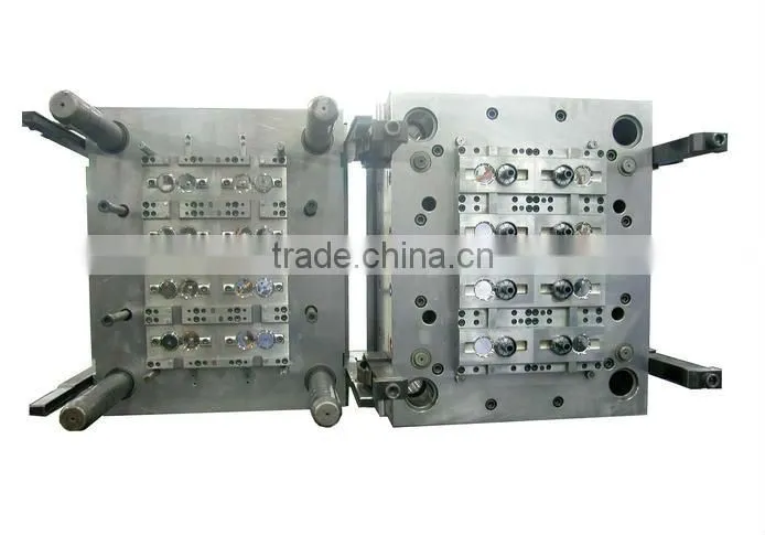 date stamp plastic injection mould with S136 mould steel plastic mould factory