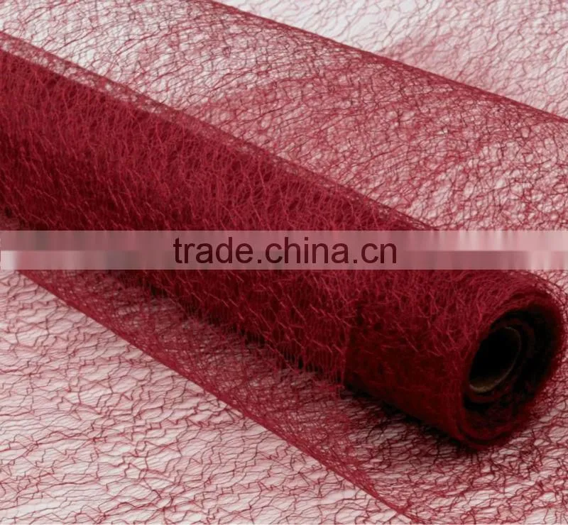 Decorative Fibre Net Roll for wrapping flowers and decorations