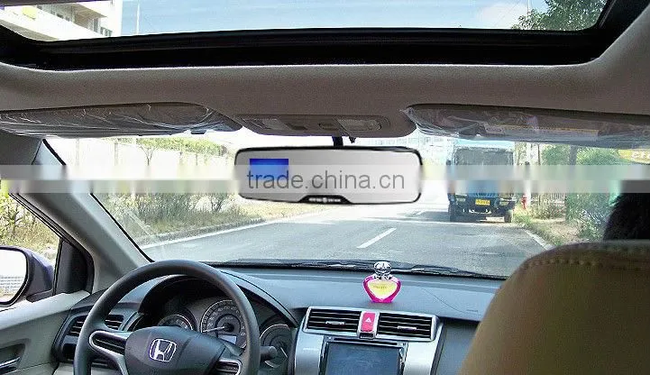 2.7 inch car driving recorder and rearview mirror car video recorder 5 mega pixels